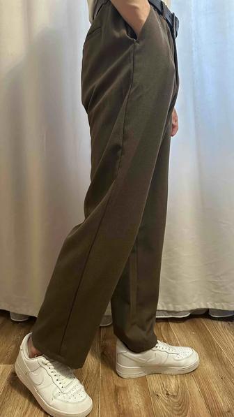 Штаны мужские классические коричневом цвете