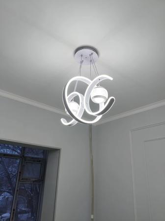 Установка люстры