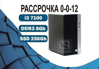 i3 7100/ 8Gb SSD HD Graphics 630 HP Компьютер офисный на SSD