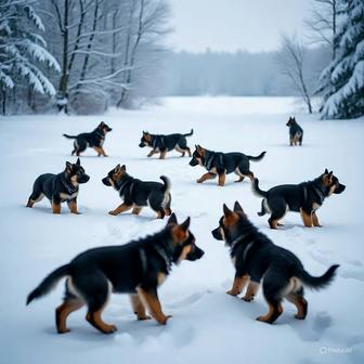 Щенки немецкой овчарки