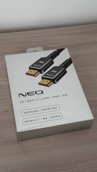 Кабель HDMI-HDMI NEO 3м 2.1 Plug 8K Black (HHCL-MC30M21VG)