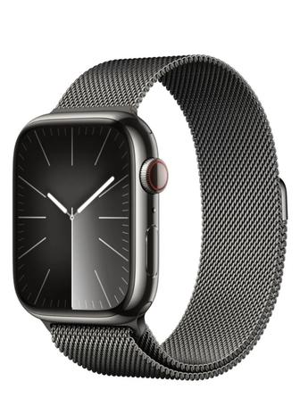 Смарт-часы Apple Watch 9 GPS 45 мм графитовый-серый. Стальной