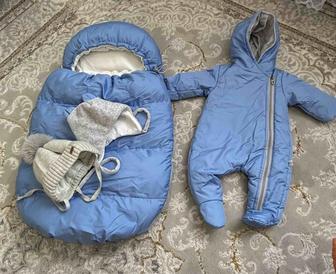 Зимний комплект для новорожденного