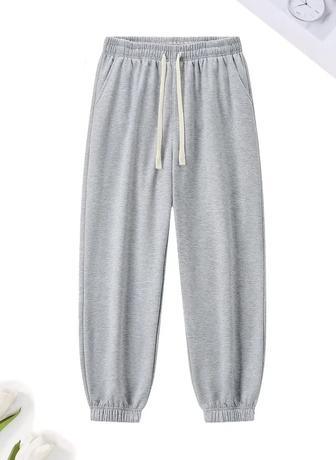 Штаны серый широкие