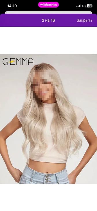 Парик женский новый (блонд,русый,черный)