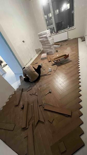 Укладка ламината установка плинтуса обои бамбук