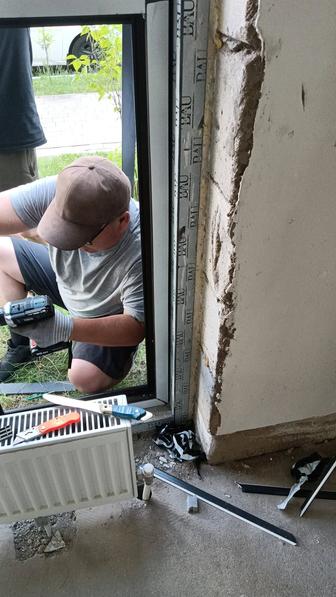 Ремонт алюминиевых окон и дверей Астана