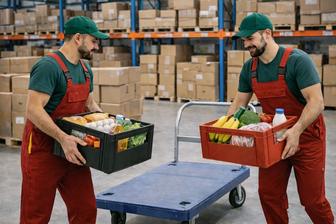 Услуги грузчиков для складов и магазинов