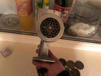 Мясорубка ручная советская