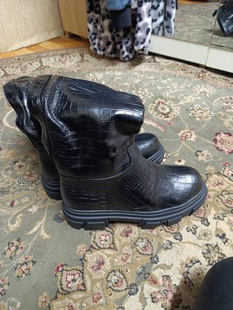 Зимние сапоги длинные