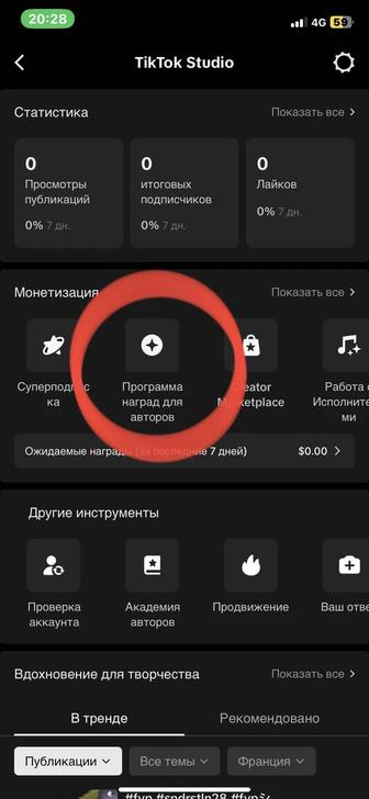 Тик ток монетизация