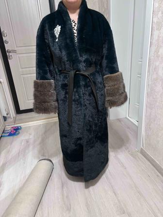 Шуба норка экомех