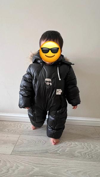 Зимний детский комбинезон