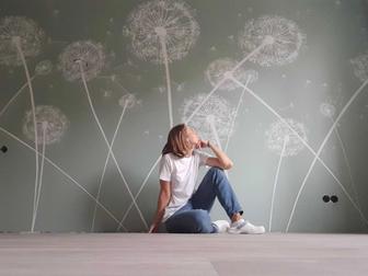 Поклейка обоев