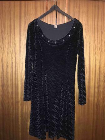 Платье бархатное на выпускной