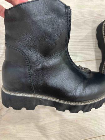 Сапоги кожаные