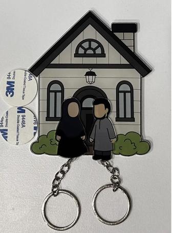 Парная настенная ключница