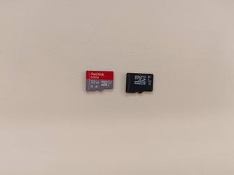Продам две карты памяти 4 Gb, 32 Gb