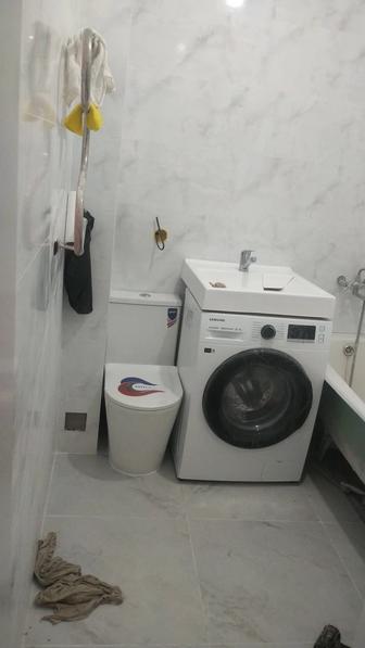 Кафельщик 45гр Сантехник монтаж Ванная раковина унитаз (под ключ)