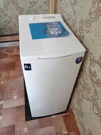 Стиральная машина автом Midea вертикальная загрузка, 1,5 года в пользовании
