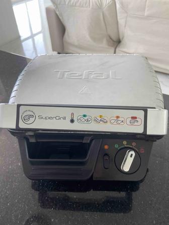 Электрогриль Tefal SuperGrill Standart GC450B32 серебристый