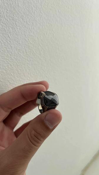 Мужское кольцо серебро