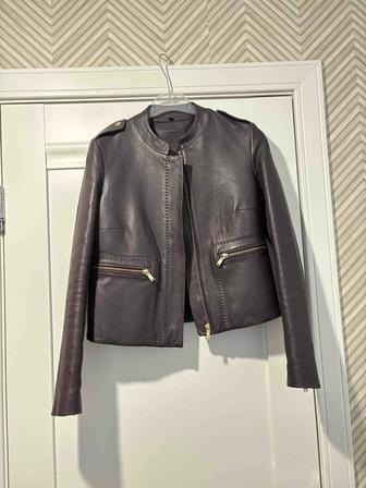 Кожаная куртка Massimo dutti