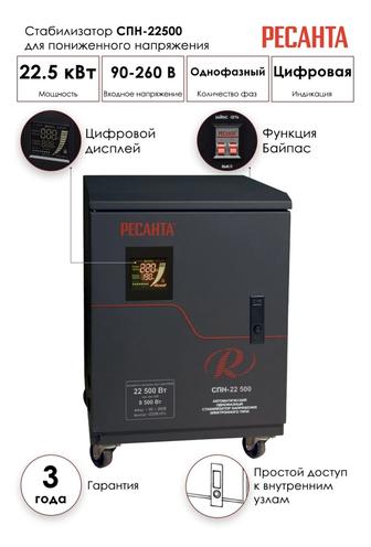 Продается Стабилизатор РЕСАНТА СПН-22500