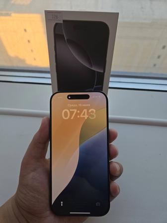 Iphone 16 pro Black Titanium 128 gb