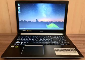 Мощный игровой ноутбук Acer Core i7 7700HQ GTX 1050 Ti 4GB 8GB SSD 256GB
