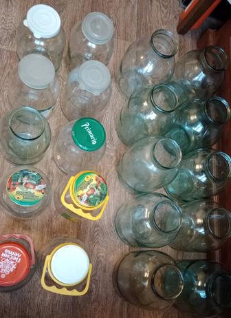 Банки стеклянные, 2-3-х литровые, недорого