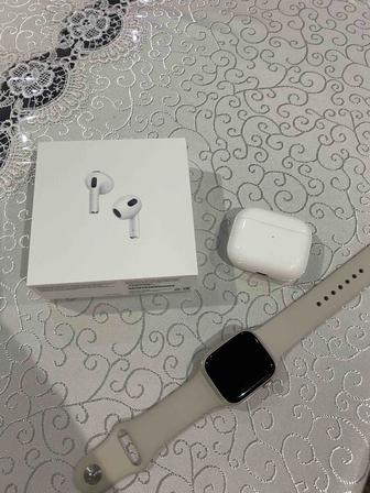 Apple watch 7 и airpods