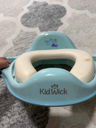 Накладка на унитаз kidwick голубая