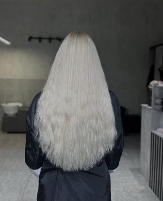 Наращивание волос нитевое срок носки от 4 месяцев