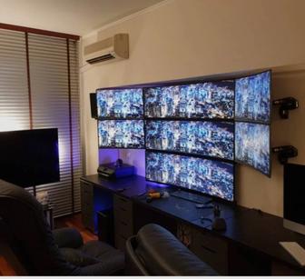 Установка телевизор