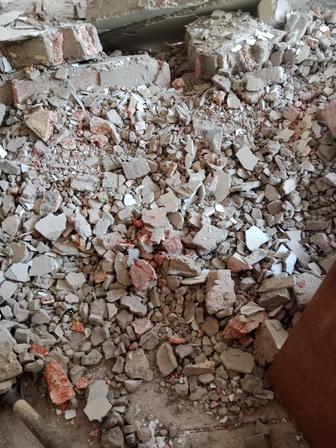 Мусора строительный в мешках штукатурка