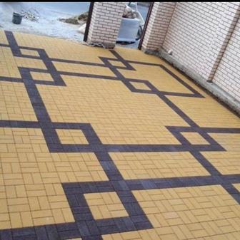 Укладка брусчатки,тротуарная плитка и брусчатка