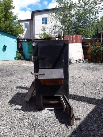 Твердотопливный котел.