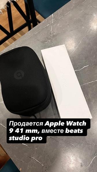 Apple Watch и Beats Studio pro