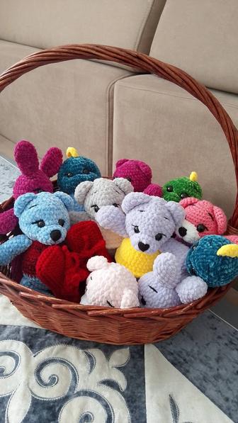 Вязаные игрушки. Бесик той. 1 жас. Тусау кесер