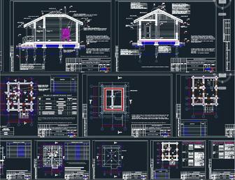 Чертежи AutoCAD любой сложности, курсовые.