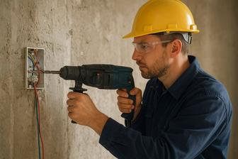 Электромонтажные работы.