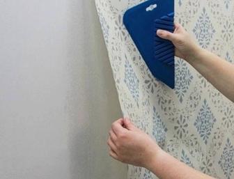 Поклейка обоев