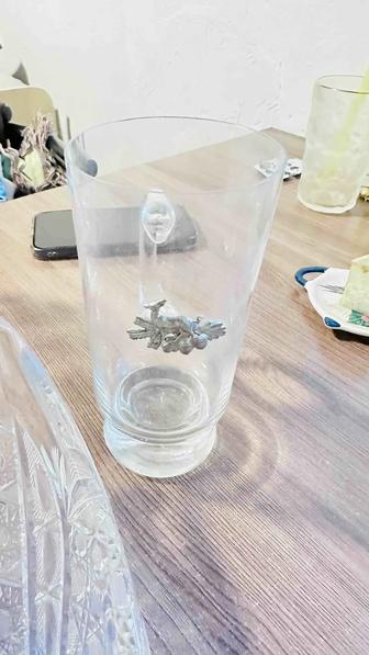 Комплект хрустальных ваз - ваза, салатница, фруктовница.