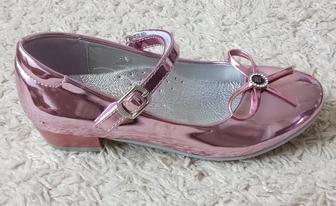 Туфли розовые на девочку 31 размер