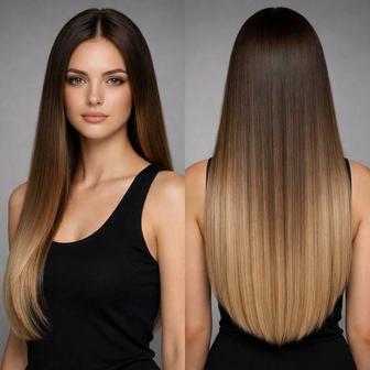 Наращивание натуральных волос