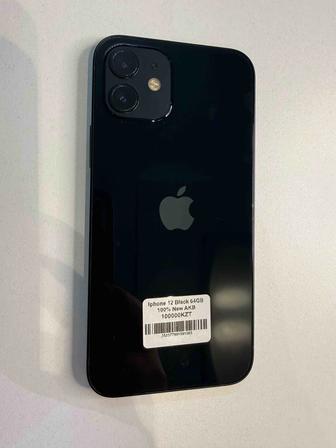 iPhone 12 Black 100% 3 месяца гарантии