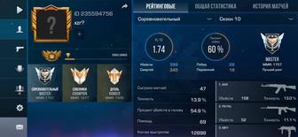 Продажа аккаунта Standoff 2