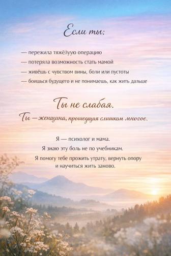 Консультация психолога