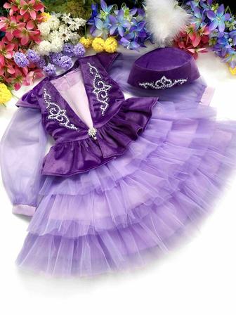 Детское казахское платье